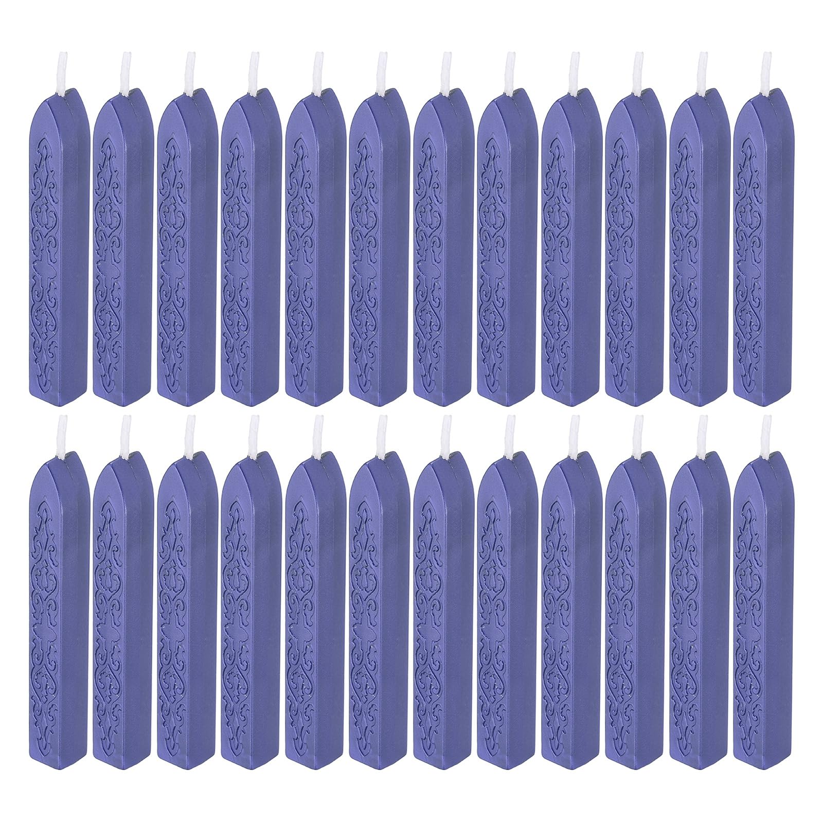 PATIKIL Wax Seal Sticks, 22 Pack Sealing Wax Sticks Sealer for Stamp Seals Letter Wedding Invitation Envelope Craft, Purple