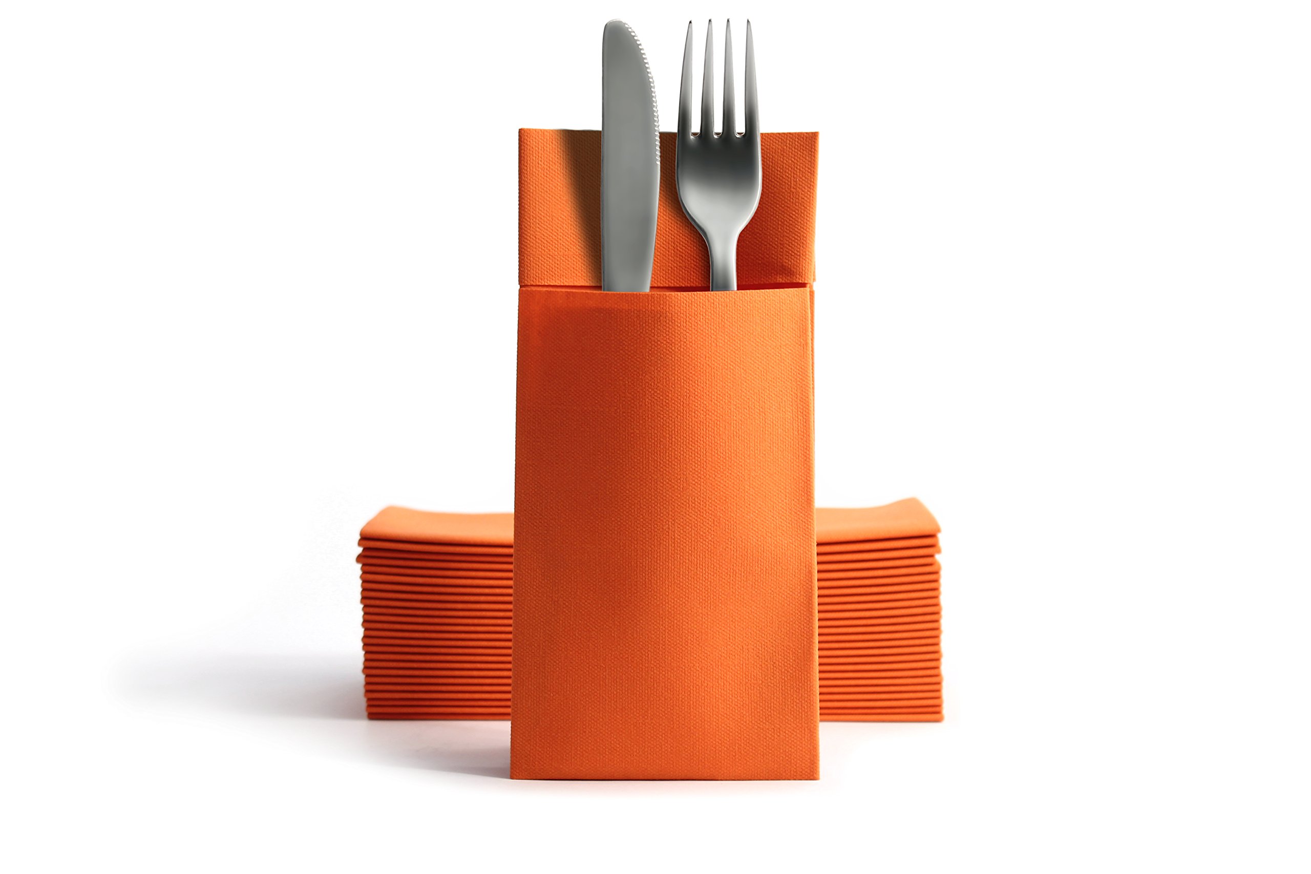 Alvotex Airlaid Cutlery Napkins 39 x 40 cm 50/1 Orange (660)
