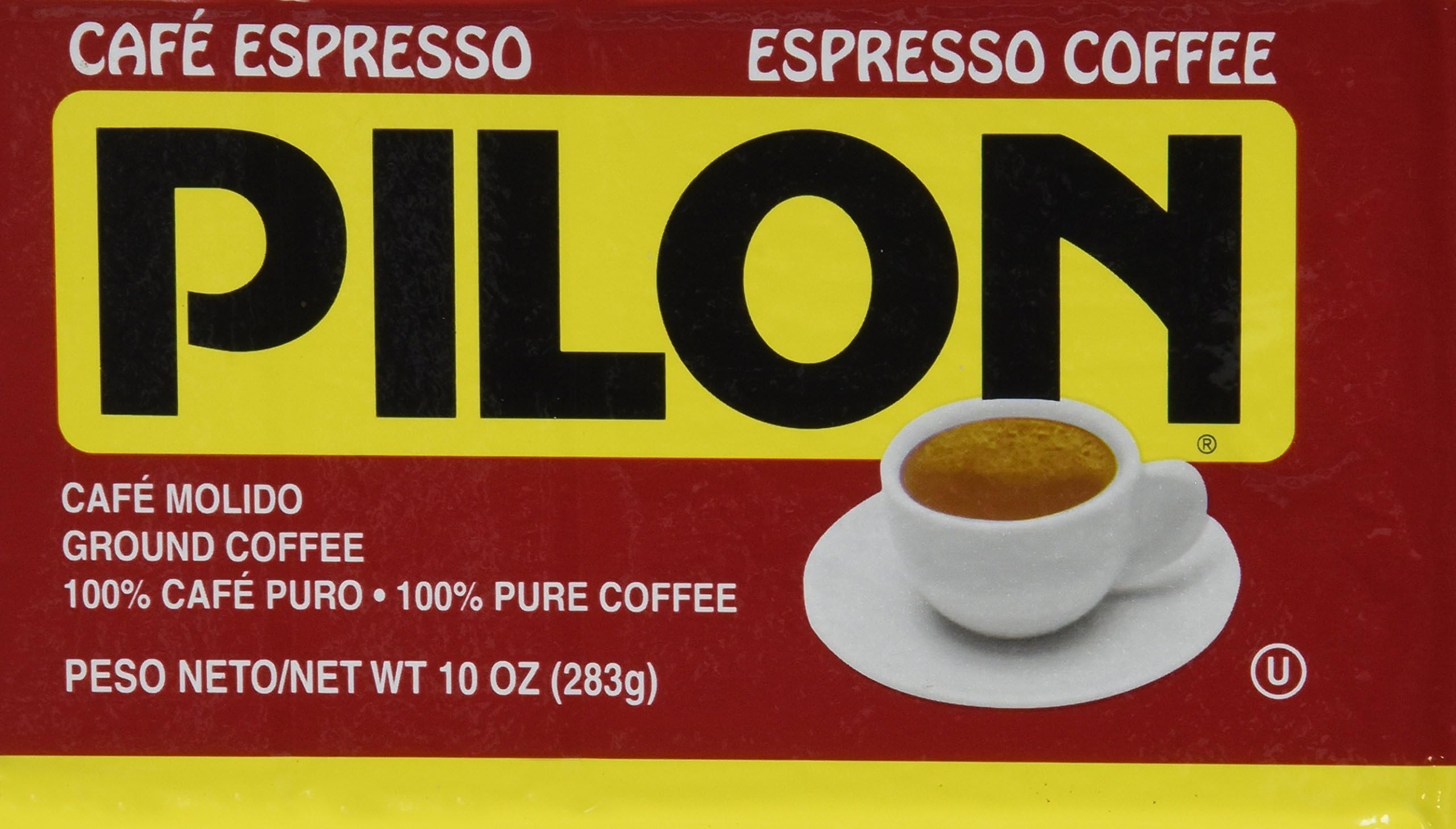Pilon Cafe Espresso Ground Coffee Family Pack Refil Packs - 4 x 283g