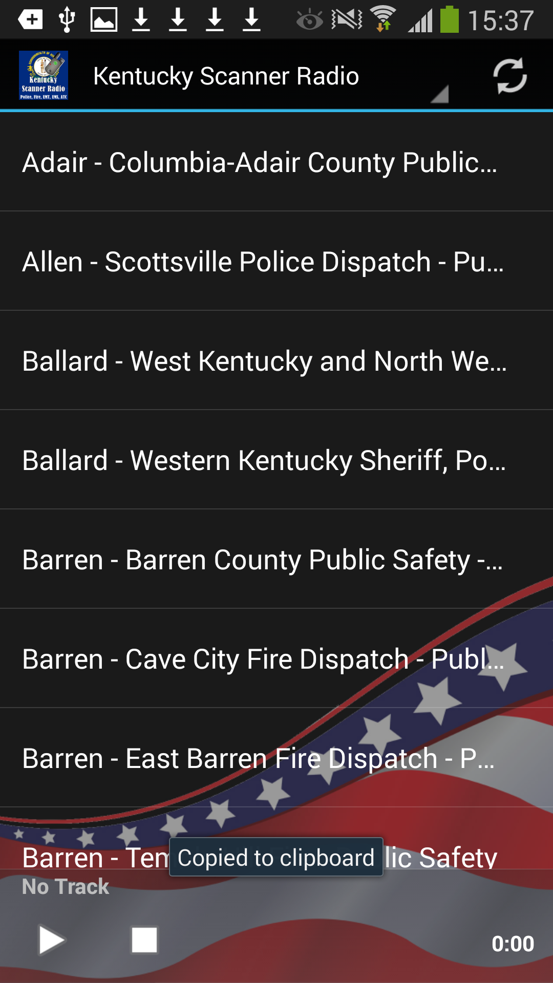 Kentucky Scanner Radio - Police, Fire, EMS, ATC