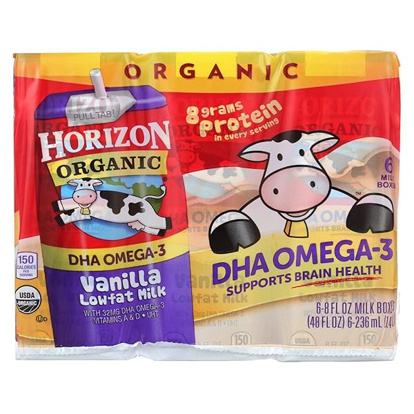 HORIZON MILK 1% VNLA DHA ASEP 6PK