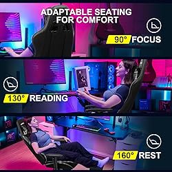 GTRACING Gaming Chair with Footrest, Ergonomic