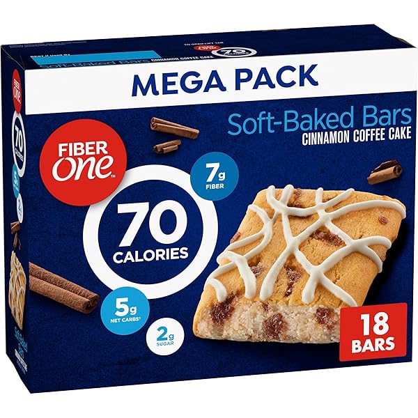 FIBER ONE 70 CALORIE SOFT BAKED BARS, CINNAMON...
