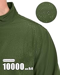 MAGCOMSEN Softshell Jacket Men Fleece Lined Coat
