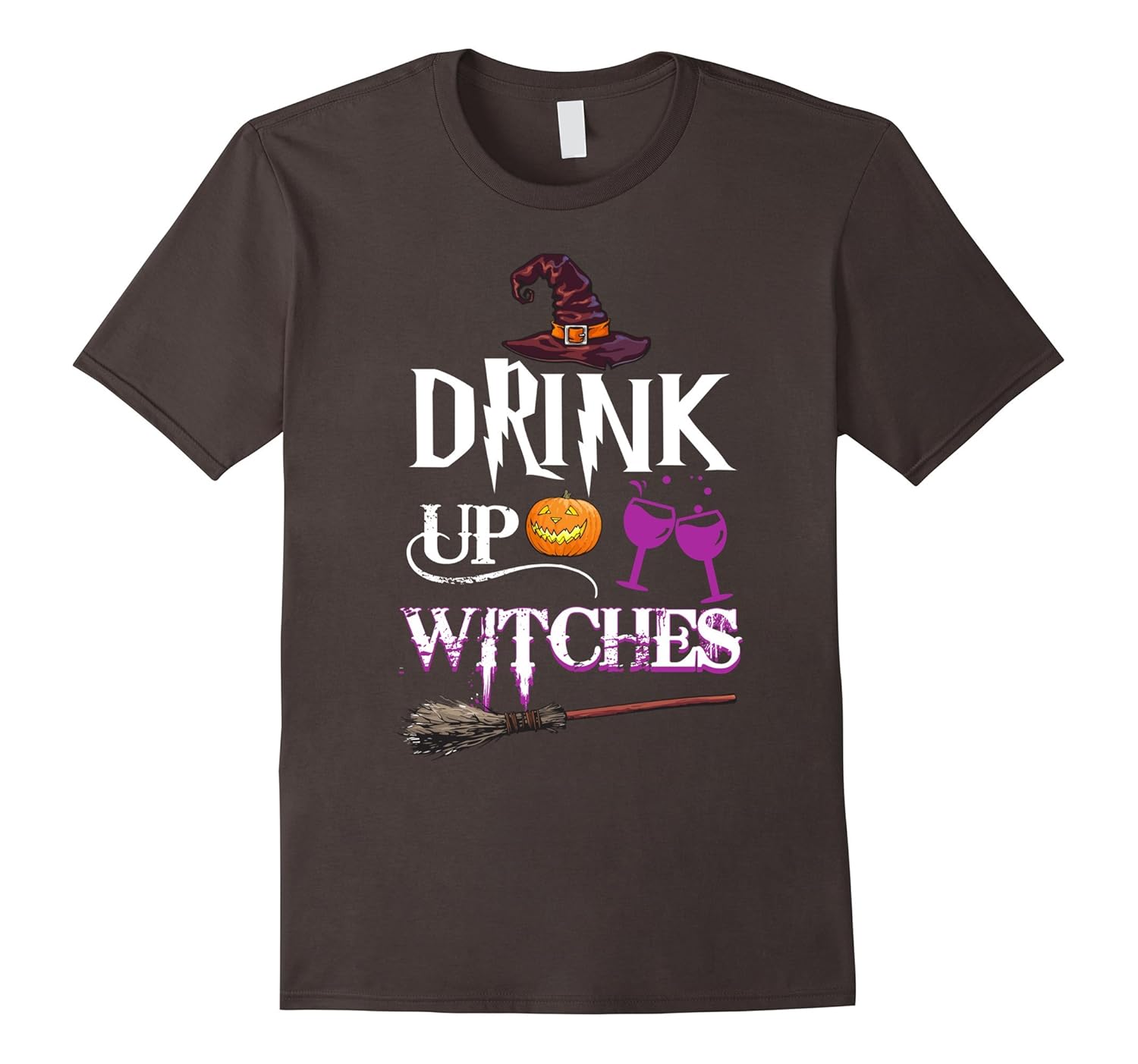 Drink up Witches T-shirt Funny Halloween-ANZ