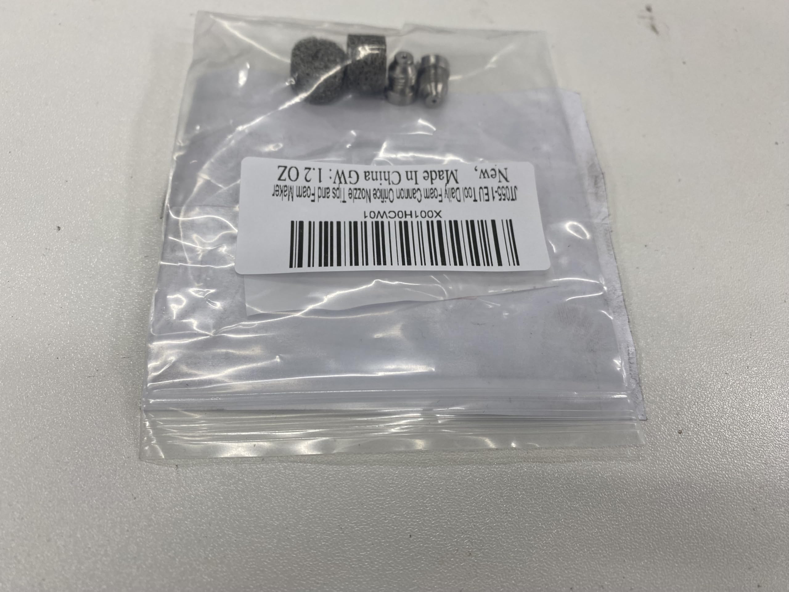 Tool Daily 1.1 mm Orifice for Foam Cannon and Foam Maker, Replacement Thread Nozzle and Mesh Filter for Snow Foam Lance, 3000 PSI