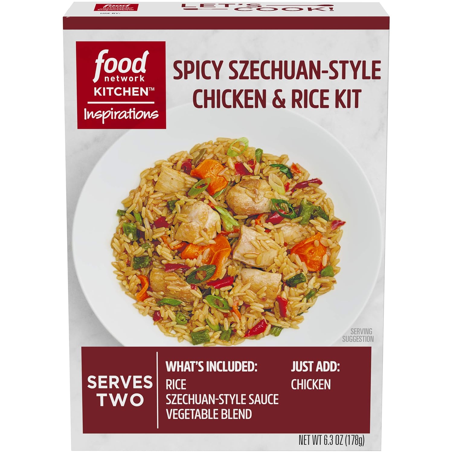 Food Network Kitchen Inspirations Spicy Szechuan-Style Chicken & Rice Meal Kit (6.3 oz Box)