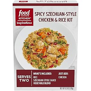 Food Network Kitchen Inspirations Spicy Szechuan-Style Chicken & Rice Meal Kit (6.3 oz Box)