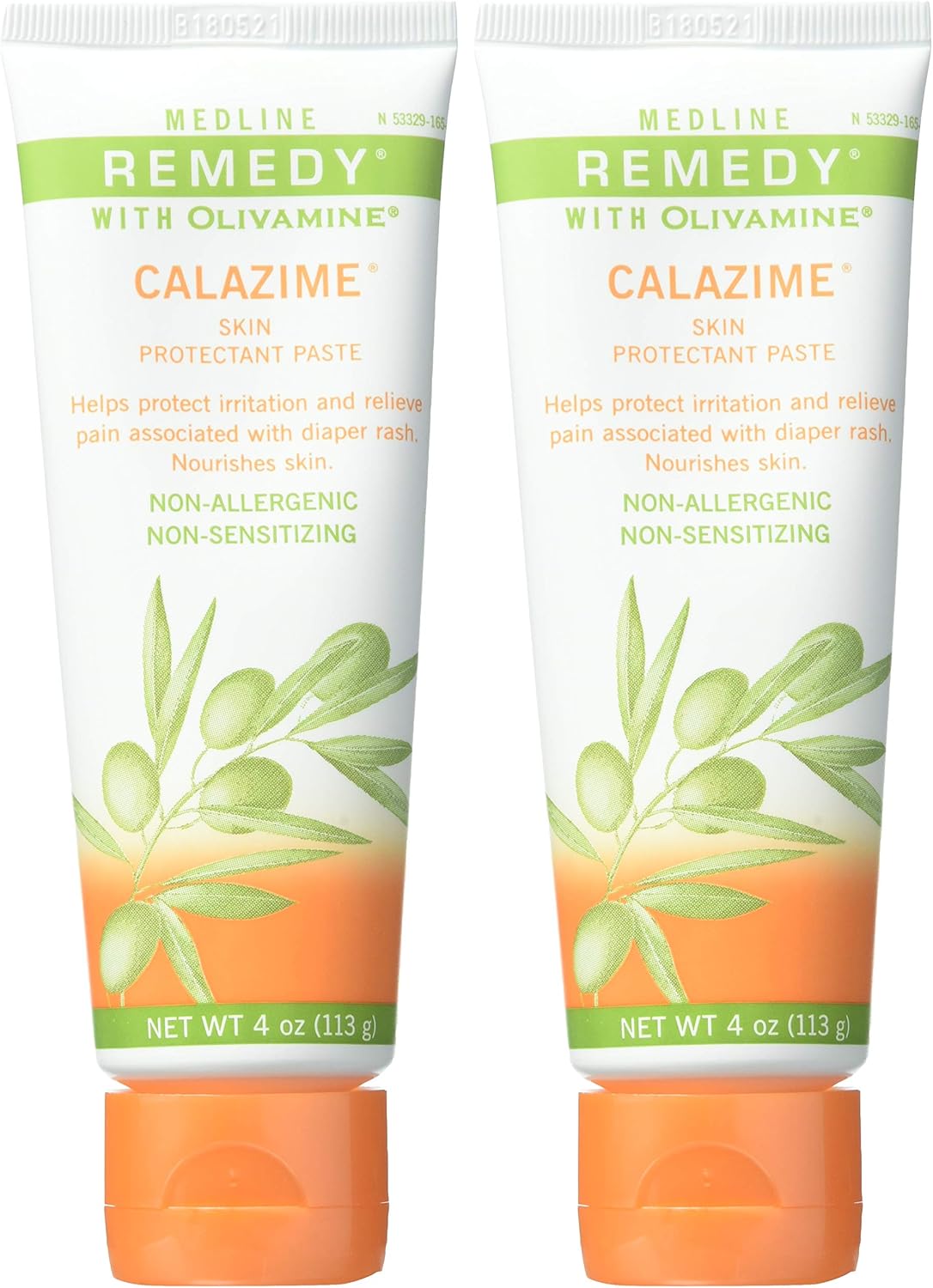 Medline Remedy with Olivamine Calazime Paste, 4oz Each (Pack of 2): Health & Personal Care