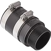 Zoeller 30-0238 1-1/2" Inline Check Valve, Small, Black