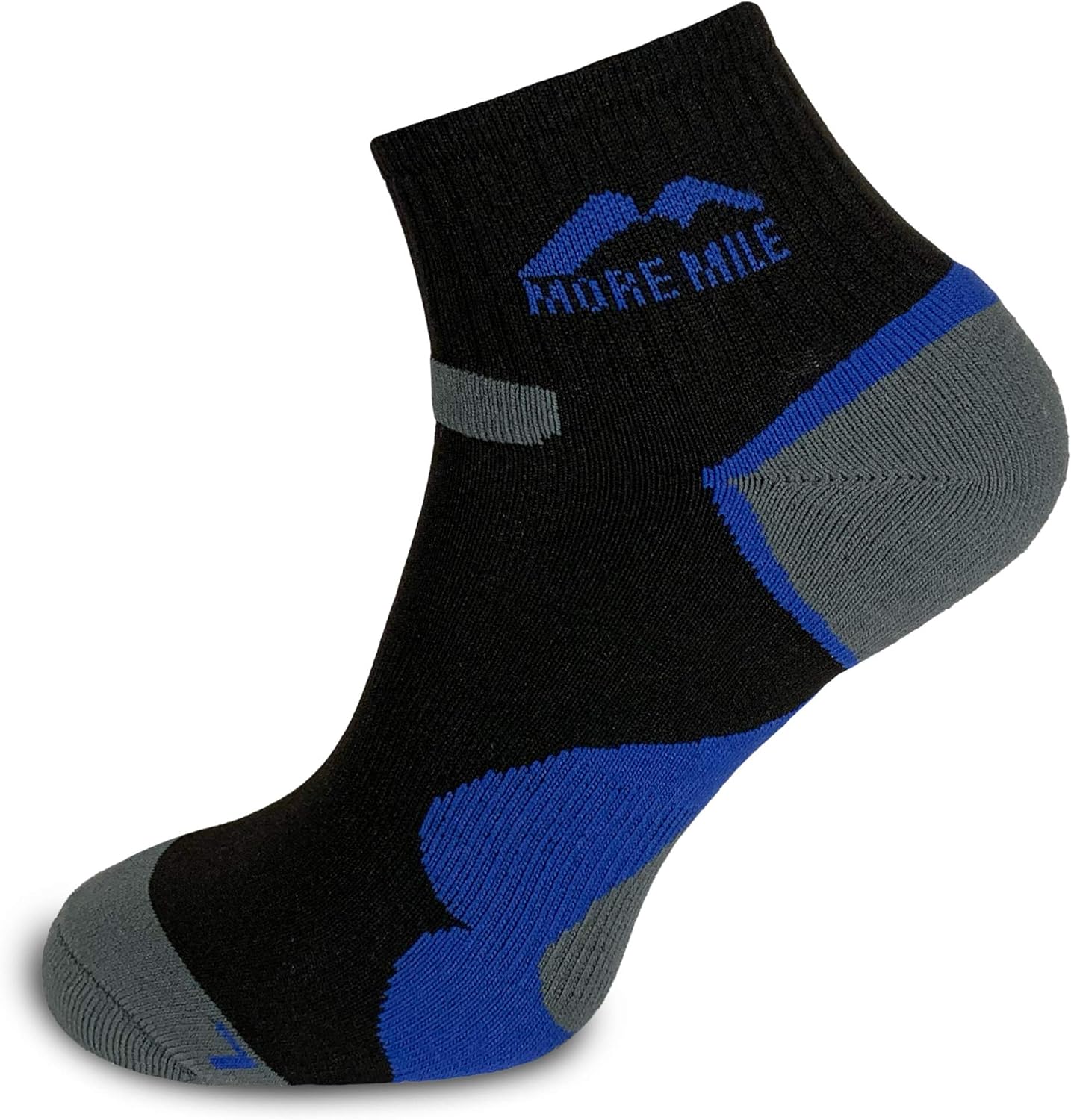 More Mile Oregon Mens Trail Running Sock, Compression Arch Brace