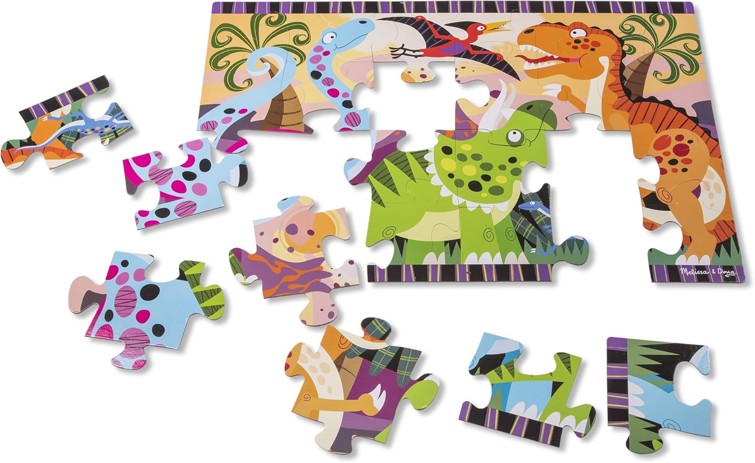 dinosaur dawn floor puzzle