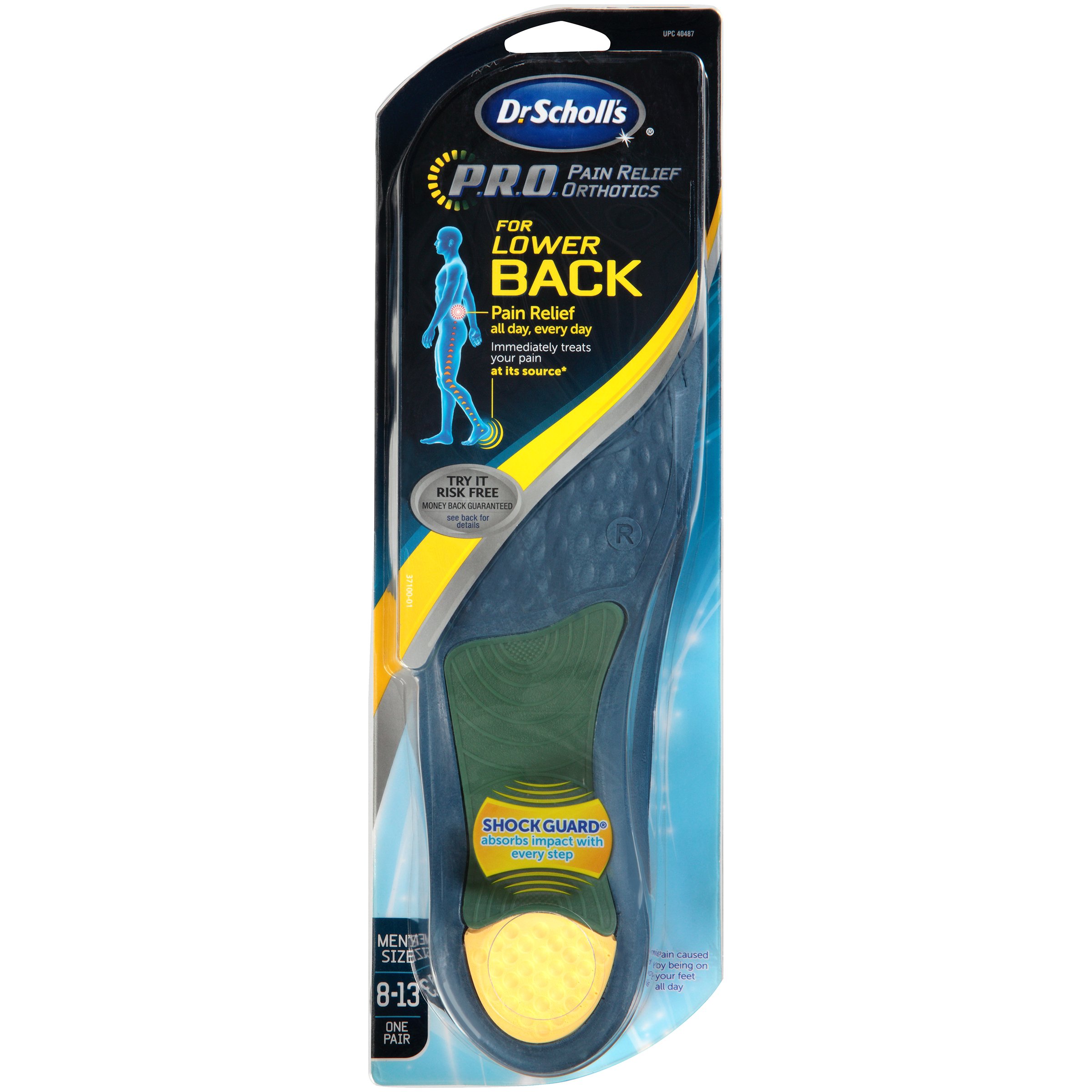Dr. Scholl's P.R.O. Pain Relief Orthotics for Lower Back