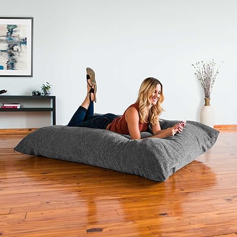 Camel Huge Bean Bag Floor Pillow And Lounger Jaxx Pillow Saxx 5 5