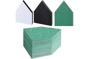 3.54" x 2.56" 80Pcs Detail Sanding Paper and 2 Pads Fits M12 Fuel Sander - 60, 120, 180, 240 Grit (20 of Each) Heavy Duty Hoo