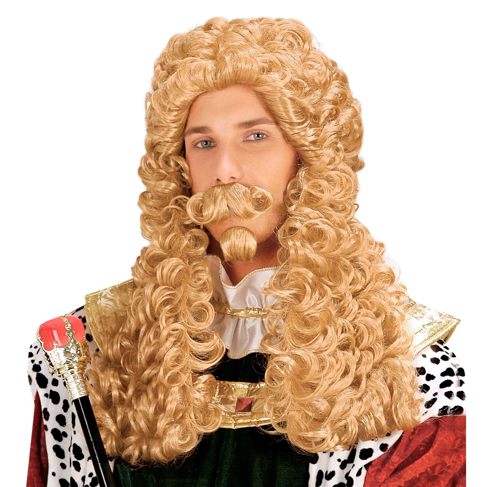 Le Roi Blonde Wig for Hair Accessory Fancy Dress