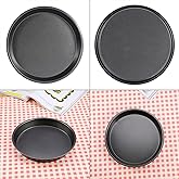 9 Inch Universal Microwave Crisper Pan Nonstick Round Pizza Pan Oven Baking Dishes Pans Pie Tray Baking Chicken Nuggets