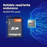Integral 2GB SD Memory Card Secure Digital Compatible for Cameras MP3 Players view 3