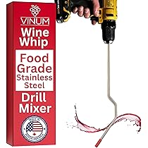 thumbnail image 2 of 18" Stainless Steel Wine Degasser For Drill - Folding Paddle Stirrer For Wine, Beer, Mead Making 2 of 4