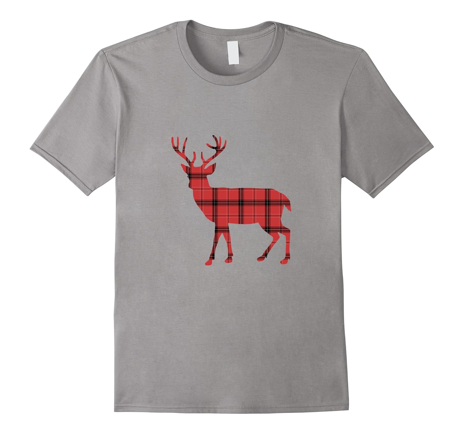 Lovely Christmas and Holiday Red Buffalo Plaid Deer T Shirts-ANZ