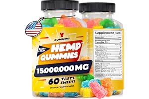 GUMMIMI LAB Hеmp Gummies – 15,000,000 – High Potency Comforting Hеmp Oil – Ease Worries, Hurting and Discomfort in Body – Fruity Flavored Gummy Bear