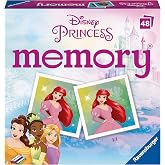 Ravensburger Disney Princess Mini Memory Game - Matching Picture Snap Pairs for Kids Age 3 Years Up