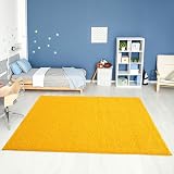 THE RUGS Living Room Rug Shaggy Soft 30 mm 120x170 Yellow view 2