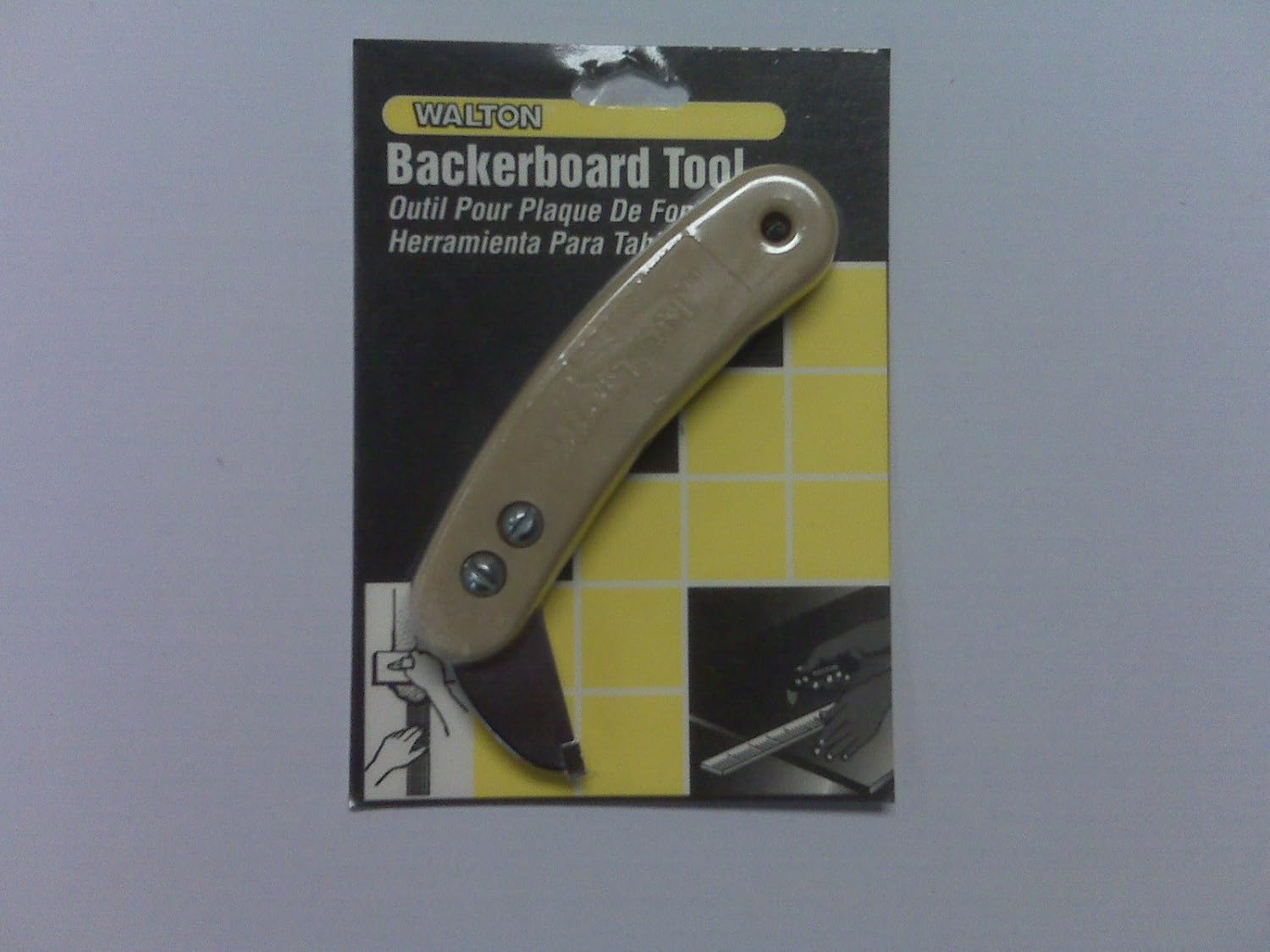 Tool Bays Backer Board Score Knife. Use to Score and Cut Backer Board