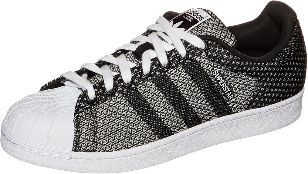 adidas Originals Unisex Adultsâ Superstar Weave Low Multi-Coloured Size: 13 Black White: Amazon 
