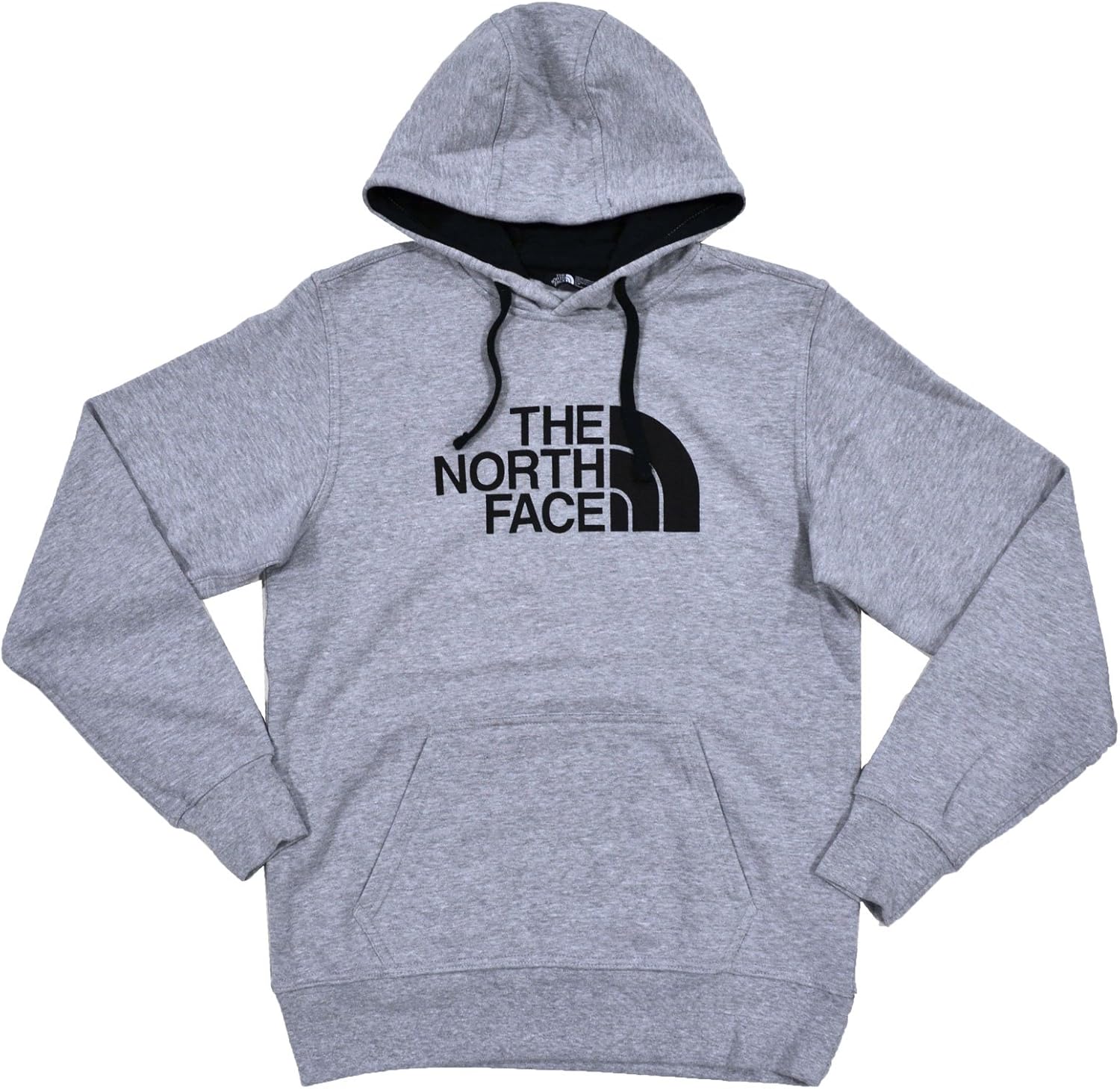 The North Face Men S 80 Half Dome Pullover Hoodie Light Grey Black L Amazon Co Uk Clothing