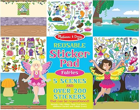 melissa and doug reusable sticker pad vehicles
