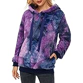 Century Star Womens Fuzzy Hoodies Pullover Sport Hoodie Cozy Oversized Pockets Hooded Sweatshirt Athletic Fleece Hoodies