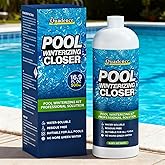 Quadence Winter Pool Closing Kit, 3-in-1 Winterizing Kit for Above Ground & Inground Pools, All-in-One Formula for Crystal Clear Water & Easy Spring Opening, Up to 30,000 Gallons
