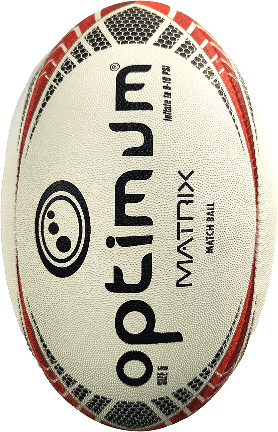 Optimum Match Quality Rugby Ball - Suitable for All Weather Condition - Rugby Training Equipment - Premium Quality & Unique Features - Without Pump