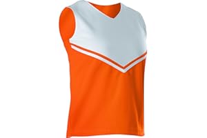 ALLESON ATHLETIC Alleson Girls Cheerleading V Shell Top with Braid