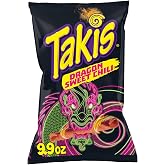 Takis Dragon Sweet Chili Rolled Tortilla Chips, 9.9oz Bag | Hot Spicy Sweet Chili Pepper Flavor, Corn Snack Chips, Individual Bags, Sharing Size