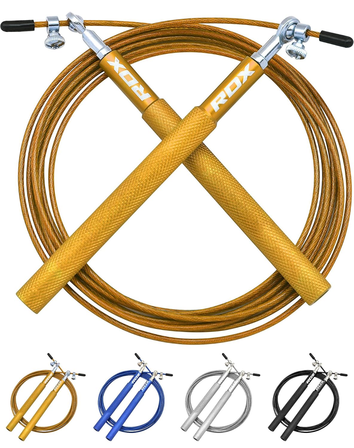 RDX Ajustable Saltar Cuerda Salto Comba Velocidad Crossfit Rapida Pérdida Peso Cable