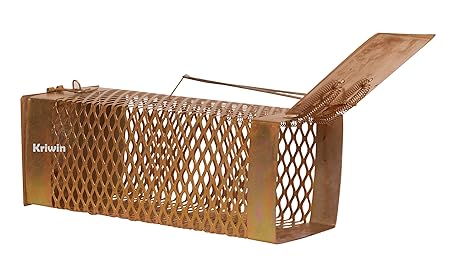KRIWIN Rat, Rodent, Mouse Trap/Catcher Iron Big Size - Ultimate Solution to All Rat Problems