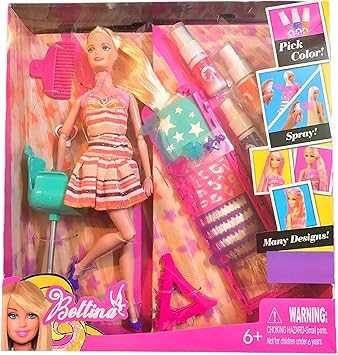 BABY N TOYYS Beautiful Doll with Hair Colour and Design Studio Set with Accessories(Multicolour)