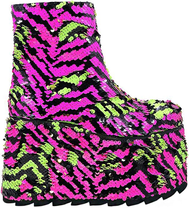 platform festival boots
