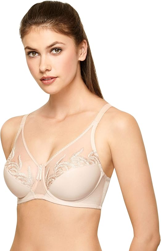 Wacoal Women's Feather Embroidery Underwire Bra at Amazon Women’s