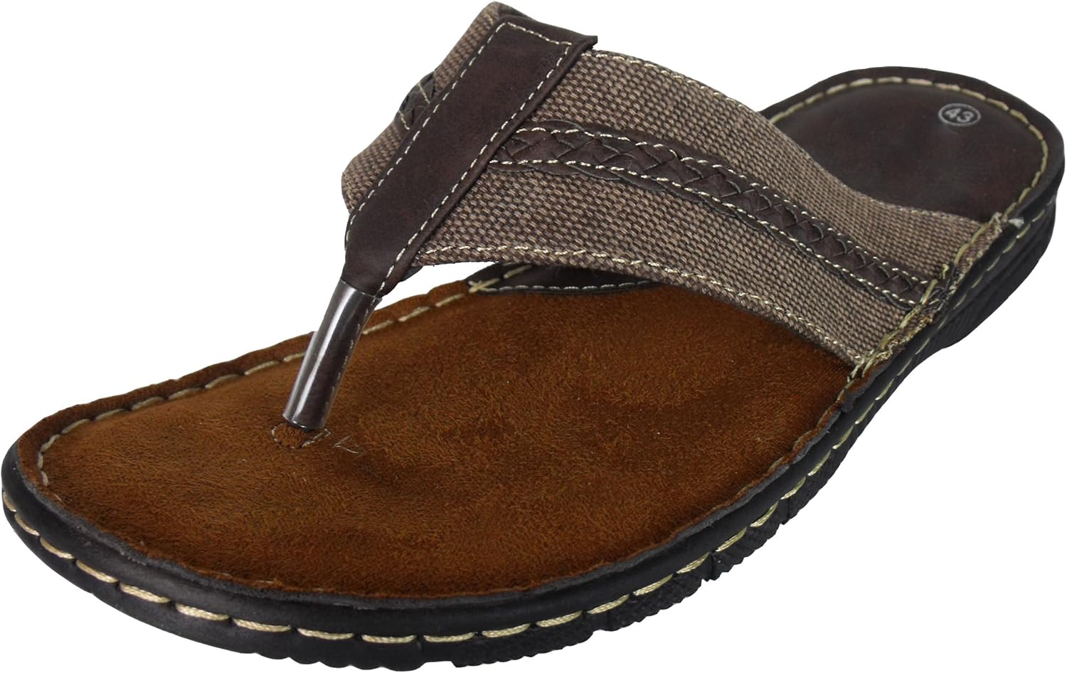 mens leather mule sandals