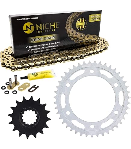 Amazon.com: NICHE Drive Sprocket Chain Combo for Honda VT750C