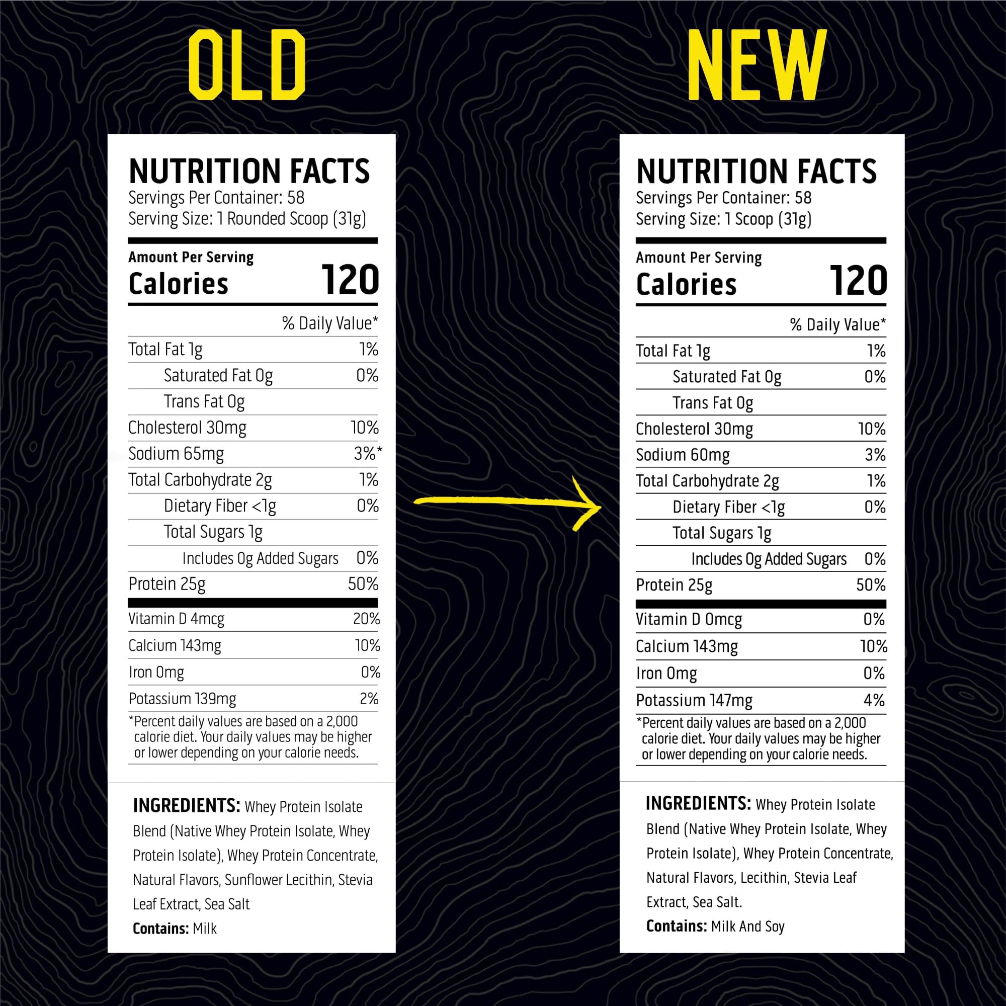 Ascent 100% Whey, Native Whey Protein Blend - Clean Post Workout Recovery, Digesting, Zero Artificial Flavors & Sweeteners, Gluten Free, 5.5g BCAA, 2.6g Leucine, Vanilla Bean 4 lb.
