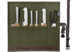 Under NY Sky Knife-Roll Canvas Apron