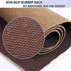 Custom Size Backed Non-Slip Area Rugs Runner, Easy