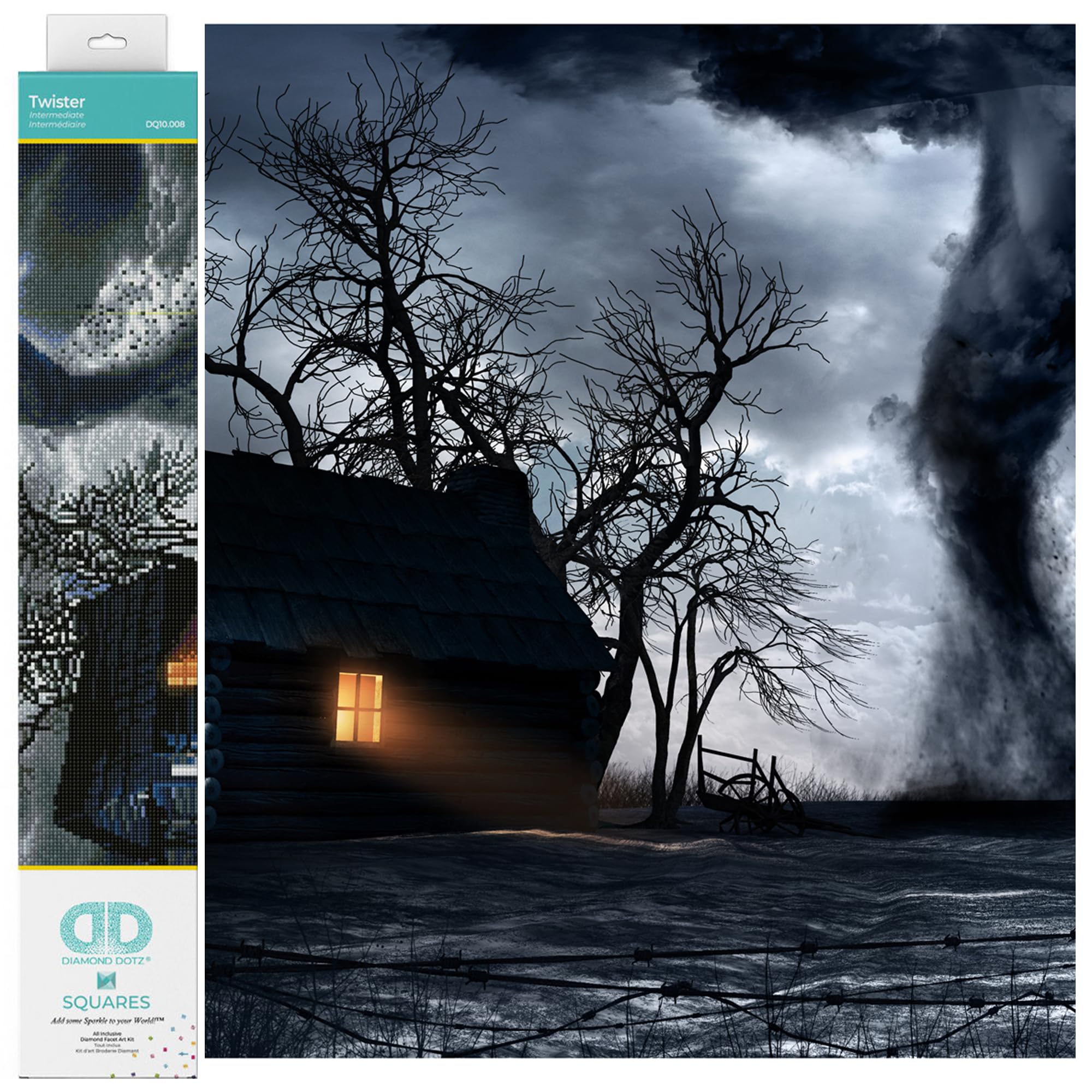 DIAMOND DOTZ DQ10 Intermediate Kit, Colourful, 52 x 32cm