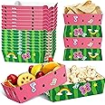 Nabenkalu Cartoon Melon Paper Food Trays 24pcs Watermelon Snack bowl for Kid Theme Birthday Decoration Baby Shower Party Supplies