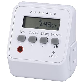 Amazon デジタル コンセントタイマー 品番 04 コンセント プラグ 産業 研究開発用品 通販