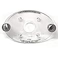 Dave's - Palm Router Base Plate Compatible with Harbor Freight DrillMaster Trim Router, Acrylic Material, Fixed Base Type